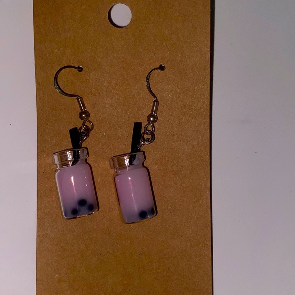 New Bubble tea inspired earrings